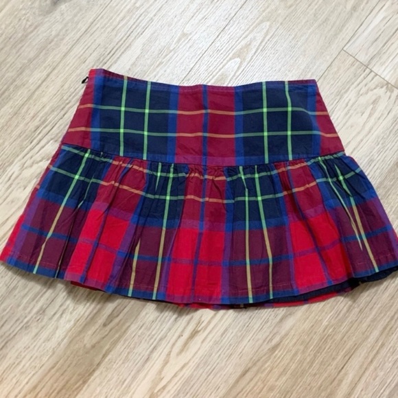 Hollister NEW Y2K Vintage Plaid Pleated Micro Mini Skirt Preppy Bratz Jrs 9 - Picture 4 of 9